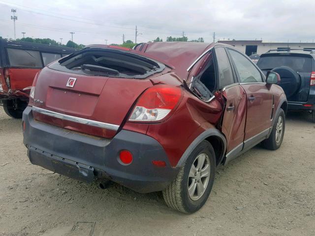 3GSCL33P09S543793 - 2009 SATURN VUE XE RED photo 4