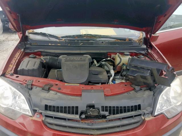 3GSCL33P09S543793 - 2009 SATURN VUE XE RED photo 7