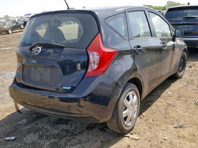 3N1CE2CP4EL432137 - 2014 NISSAN VERSA NOTE BLACK photo 4