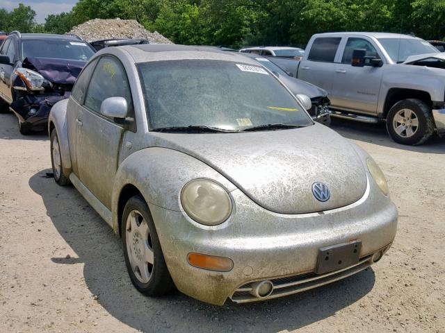 3VWCC21C9YM465942 - 2000 VOLKSWAGEN NEW BEETLE ვერცხლისფერი ფოტო 1