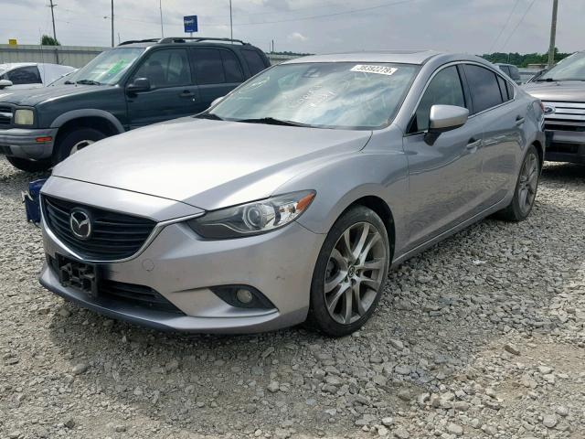 JM1GJ1W63E1150313 - 2014 MAZDA 6 GRAND TO SILVER photo 2