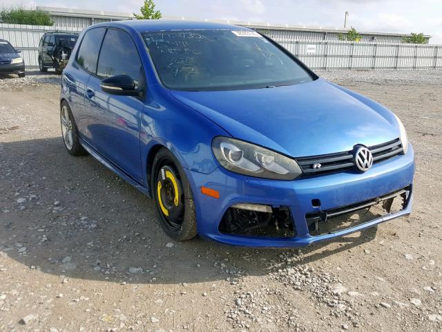 WVWRF7AJXDW015548 - 2013 VOLKSWAGEN GOLF R BLUE photo 1