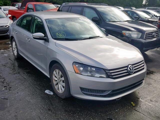 1VWAT7A3XEC074851 - 2014 VOLKSWAGEN PASSAT S GRAY photo 1