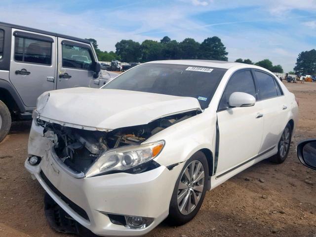 4T1BK3DB3BU380877 - 2011 TOYOTA AVALON BAS WHITE photo 2