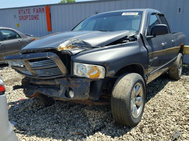 1D7HU18D33S297543 - 2003 DODGE RAM 1500 S GRAY photo 2