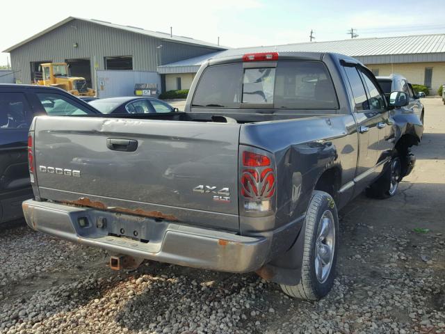 1D7HU18D33S297543 - 2003 DODGE RAM 1500 S GRAY photo 4