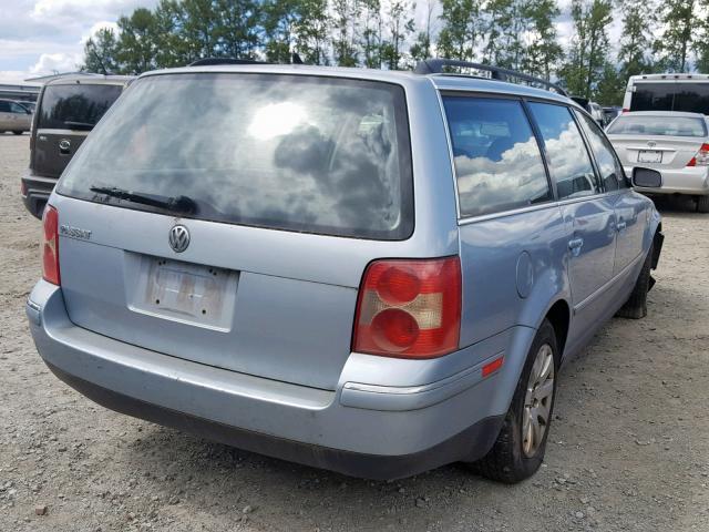 WVWVD63B42E383179 - 2002 VOLKSWAGEN PASSAT GLS BLUE photo 4