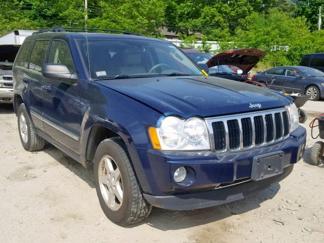 1J4HR58N95C546656 - 2005 JEEP GRAND CHER BLUE photo 1