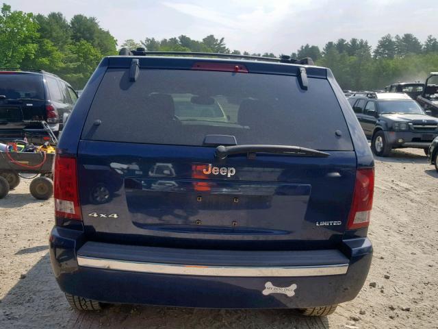 1J4HR58N95C546656 - 2005 JEEP GRAND CHER BLUE photo 9