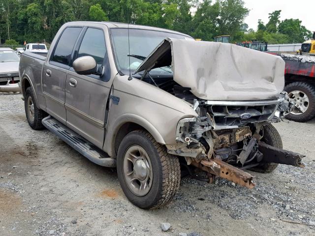 1FTRW07L81KB36503 - 2001 FORD F-150 GOLD photo 1