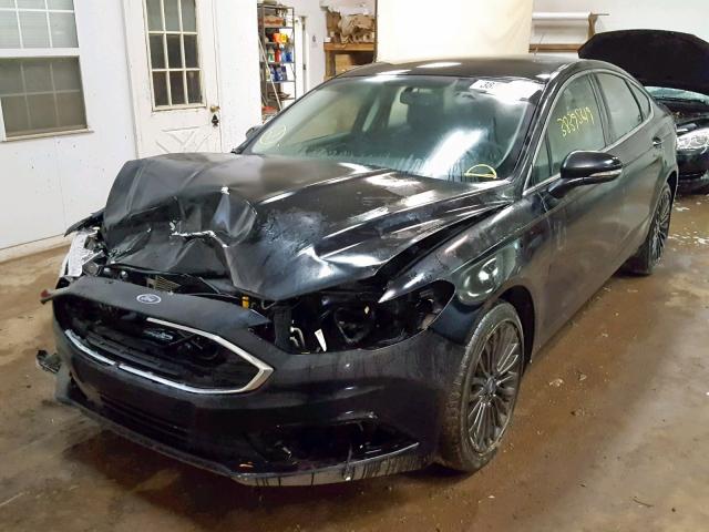 3FA6P0K99JR176005 - 2018 FORD FUSION TIT BLACK photo 2