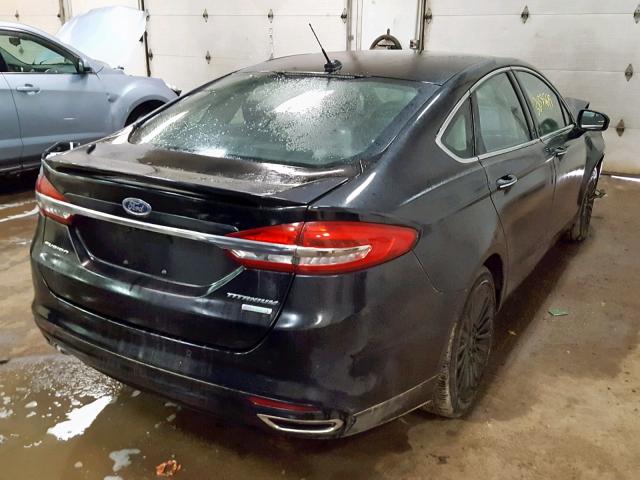 3FA6P0K99JR176005 - 2018 FORD FUSION TIT BLACK photo 4