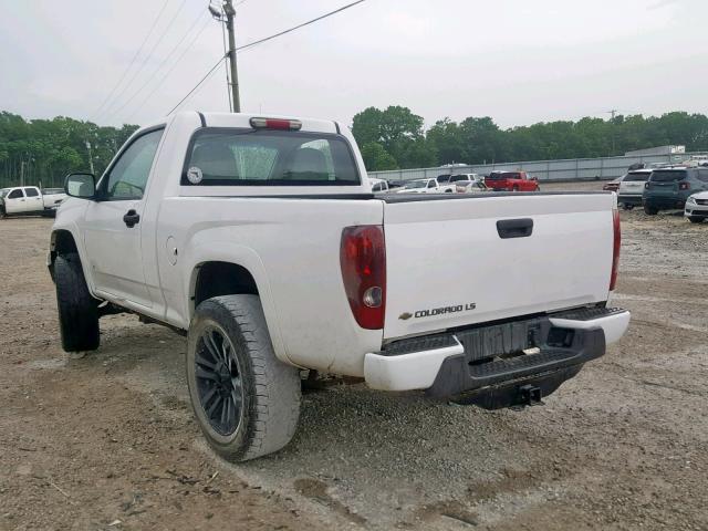 1GCDT24E288201759 - 2008 CHEVROLET COLORADO L WHITE photo 3