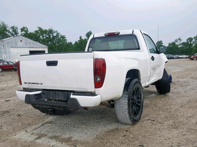 1GCDT24E288201759 - 2008 CHEVROLET COLORADO L WHITE photo 4
