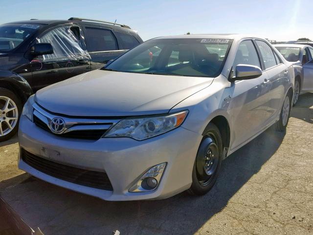 4T1BD1FKXCU052496 - 2012 TOYOTA CAMRY HYBR BEIGE photo 2