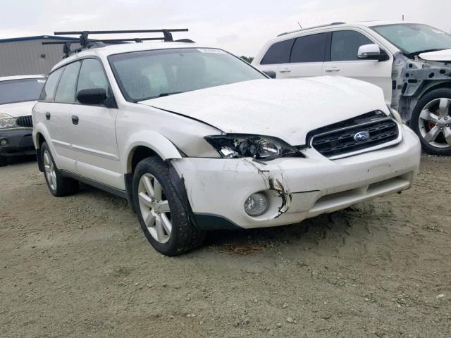 4S4BP61C677310585 - 2007 SUBARU LEGACY OUT WHITE photo 1