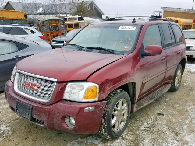 1GKET63M762186667 - 2006 GMC ENVOY DENA MAROON photo 2