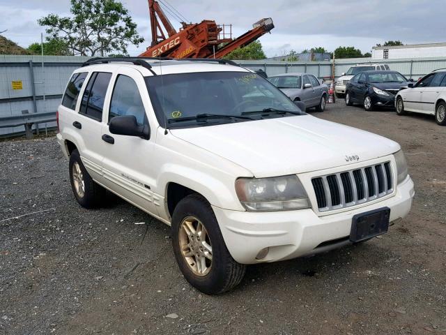 1J4GW48SX4C273794 - 2004 JEEP GRAND CHER WHITE photo 1