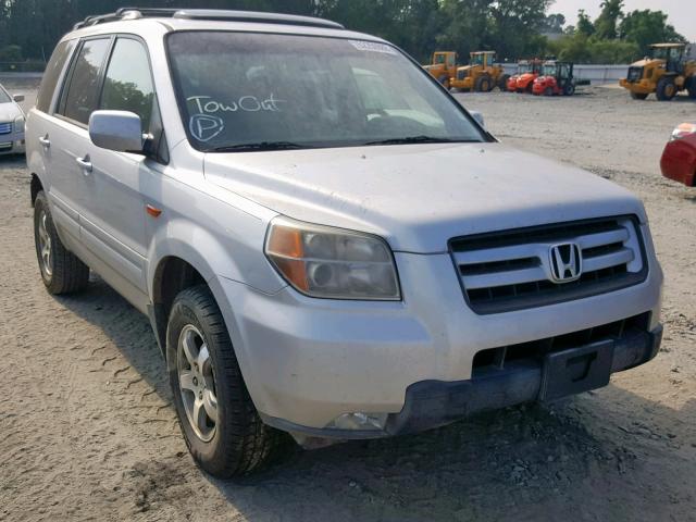 5FNYF28308B007510 - 2008 HONDA PILOT SE GRAY photo 1