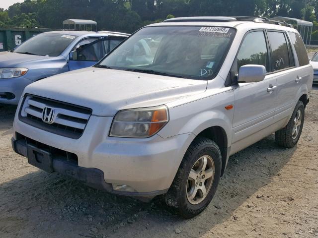 5FNYF28308B007510 - 2008 HONDA PILOT SE GRAY photo 2