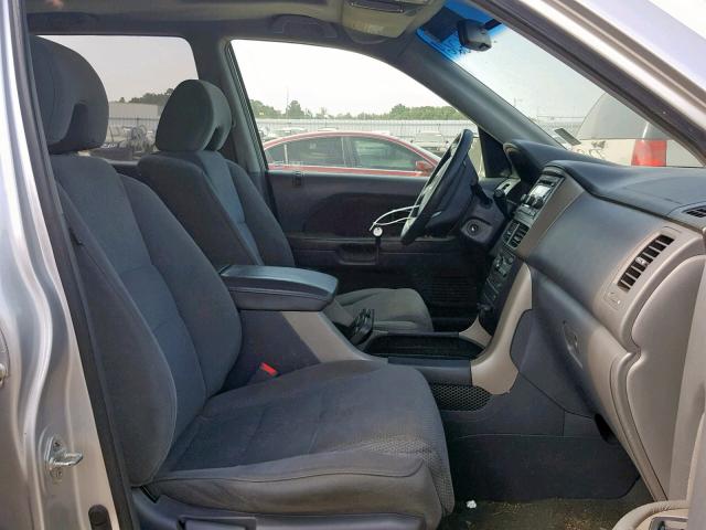 5FNYF28308B007510 - 2008 HONDA PILOT SE GRAY photo 5