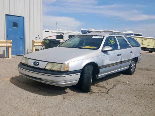 1FACP57U1LG230369 - 1990 FORD TAURUS GL SILVER photo 2