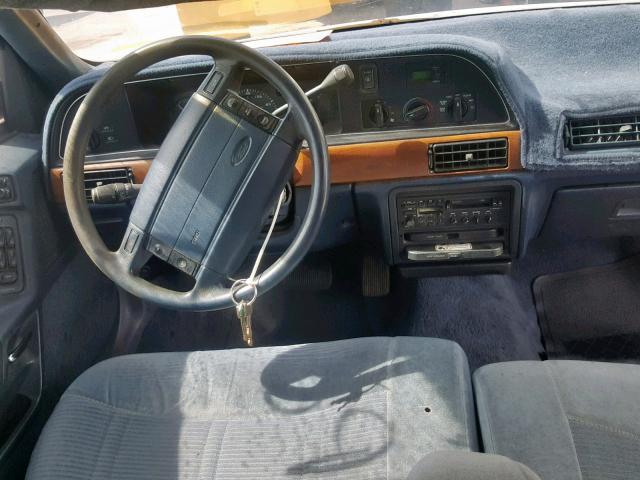 1FACP57U1LG230369 - 1990 FORD TAURUS GL SILVER photo 9