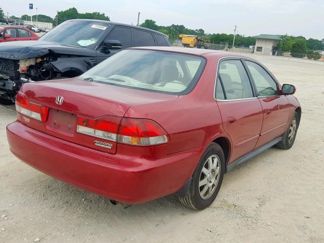 JHMCG567X2C032920 - 2002 HONDA ACCORD SE MAROON photo 4