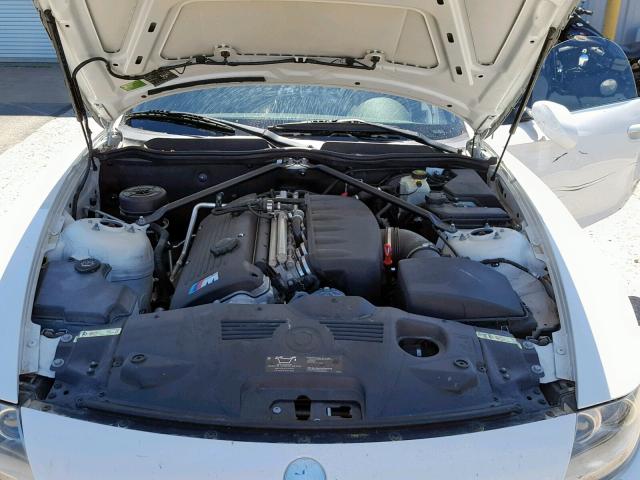 5UMBT93577LY53124 - 2007 BMW M ROADSTER WHITE photo 7