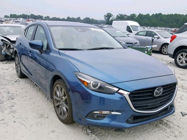 3MZBN1M32JM181974 - 2018 MAZDA 3 GRAND TO BLUE photo 1