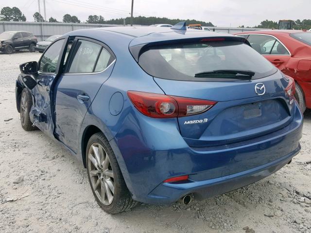 3MZBN1M32JM181974 - 2018 MAZDA 3 GRAND TO BLUE photo 3