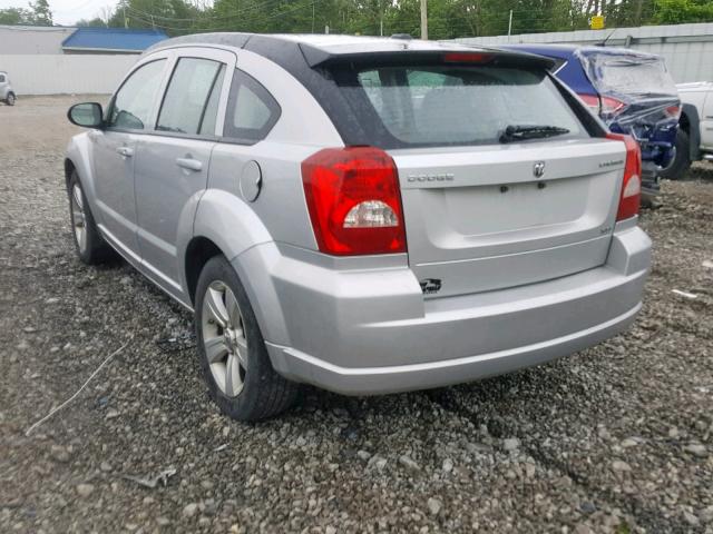 1B3CB4HA8AD543765 - 2010 DODGE CALIBER SX SILVER photo 3