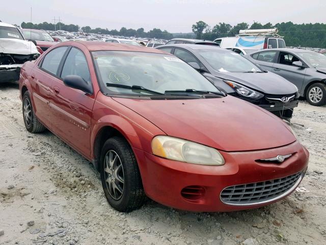 1C3EL46U61N728641 - 2001 CHRYSLER SEBRING LX RED photo 1