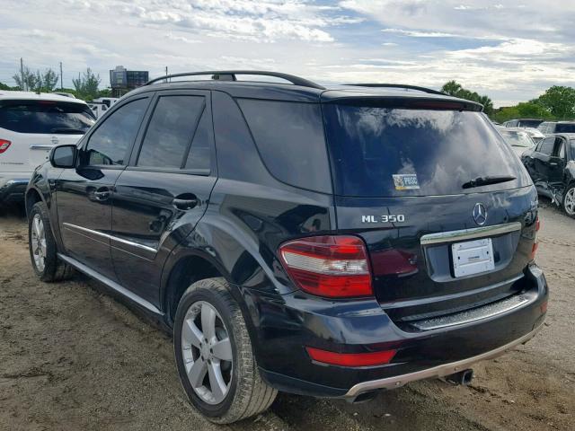 4JGBB86E89A452768 - 2009 MERCEDES-BENZ ML 350 BLACK photo 3