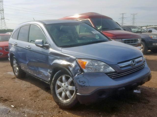 JHLRE48719C013002 - 2009 HONDA CR-V EXL BLUE photo 1