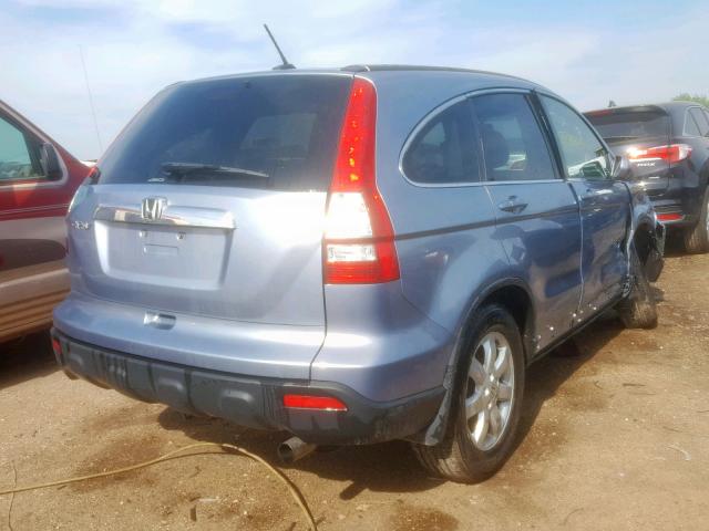 JHLRE48719C013002 - 2009 HONDA CR-V EXL BLUE photo 4