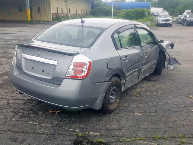 3N1AB6AP9BL662410 - 2011 NISSAN SENTRA 2.0 GRAY photo 4