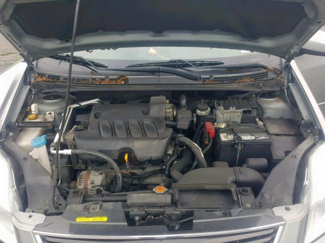 3N1AB6AP9BL662410 - 2011 NISSAN SENTRA 2.0 GRAY photo 7