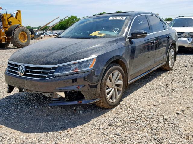 1VWBA7A3XJC041188 - 2018 VOLKSWAGEN PASSAT SE BLACK photo 2