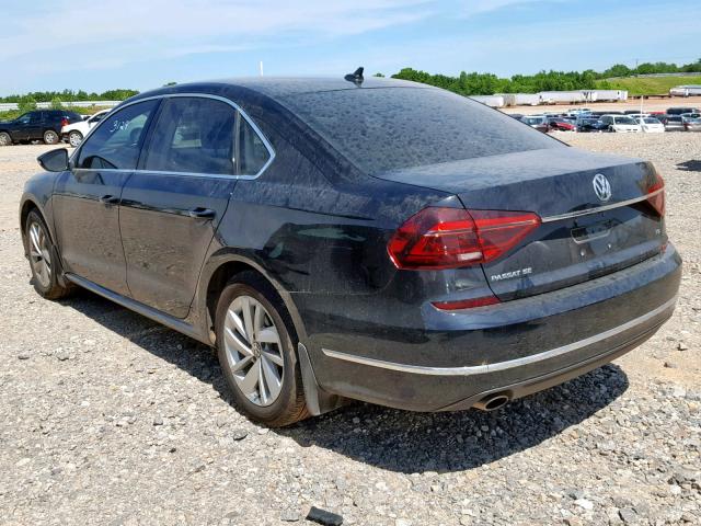 1VWBA7A3XJC041188 - 2018 VOLKSWAGEN PASSAT SE BLACK photo 3