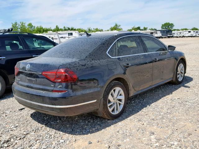 1VWBA7A3XJC041188 - 2018 VOLKSWAGEN PASSAT SE BLACK photo 4