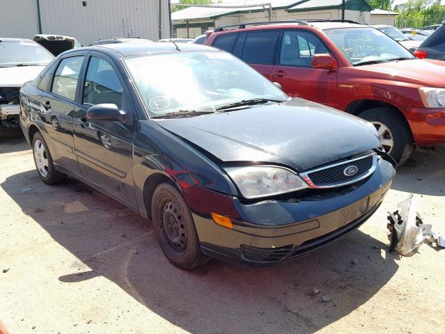 1FAFP34N67W185178 - 2007 FORD FOCUS ZX4 BLACK photo 1