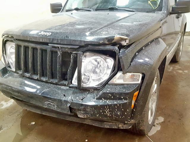 1C4PJMAKXCW164506 - 2012 JEEP LIBERTY SP BLACK photo 9