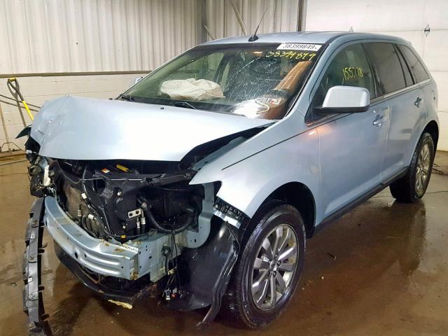 2FMDK49C58BA66727 - 2008 FORD EDGE LIMIT SILVER photo 2