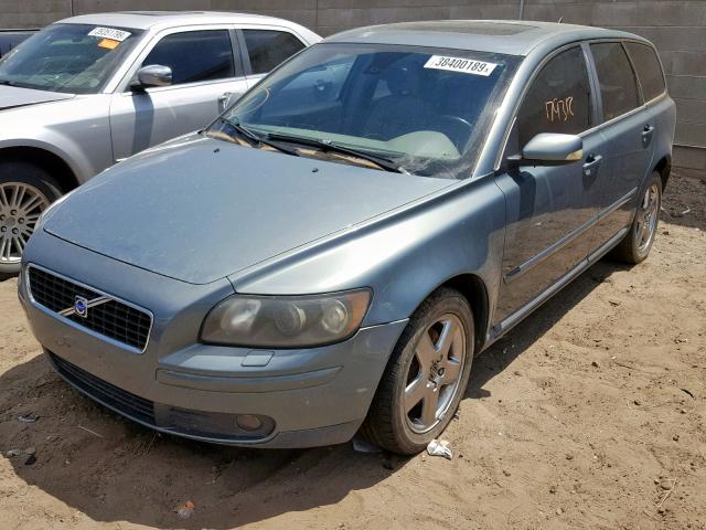 YV1MJ682552061650 - 2005 VOLVO V50 T5 TEAL photo 2