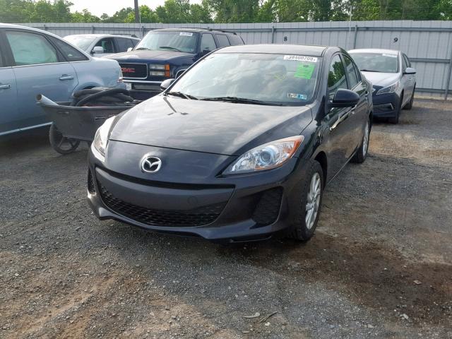 JM1BL1V89C1693699 - 2012 MAZDA 3 I BLACK photo 2