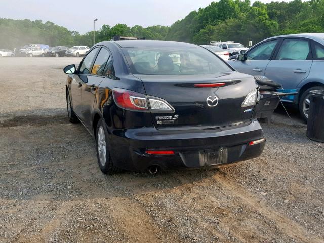 JM1BL1V89C1693699 - 2012 MAZDA 3 I BLACK photo 3