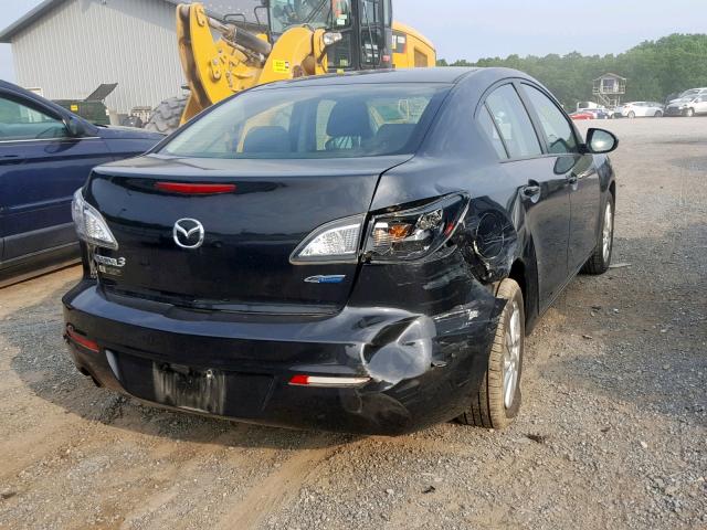 JM1BL1V89C1693699 - 2012 MAZDA 3 I BLACK photo 4