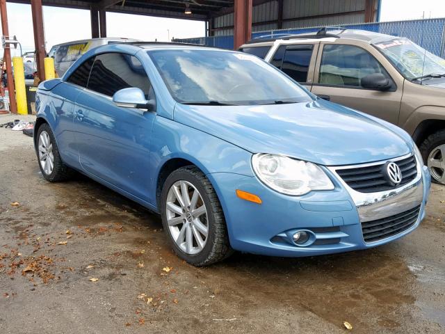 WVWFA71FX7V048069 - 2007 VOLKSWAGEN EOS 2.0T L BLUE photo 1