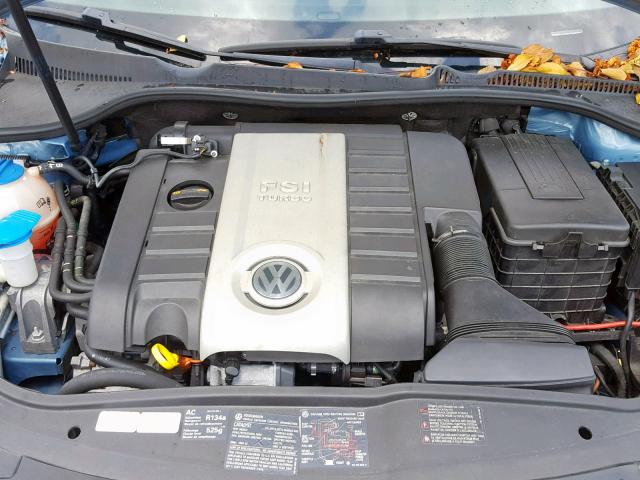 WVWFA71FX7V048069 - 2007 VOLKSWAGEN EOS 2.0T L BLUE photo 7